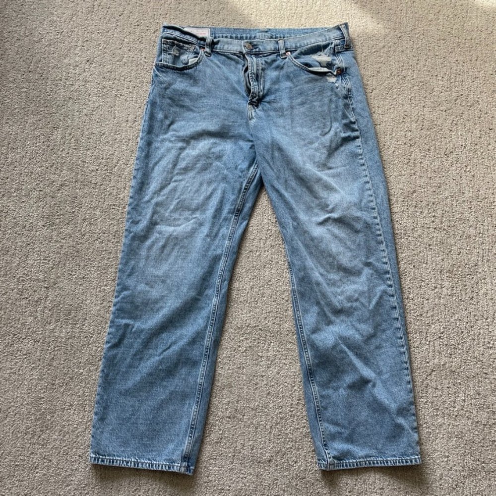 Gap Mid Rise '90s Loose Jeans with Washwell Sz 32